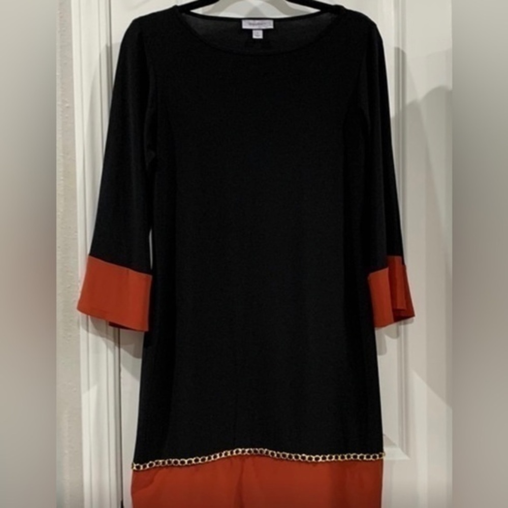 Cute Dressbarn Black Shift Dress Retro 4